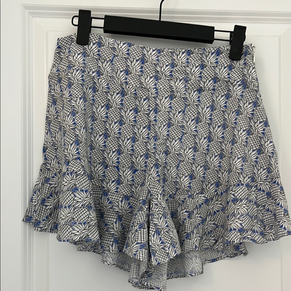 Maeve High Waist Pineapple Print Flowy Shorts